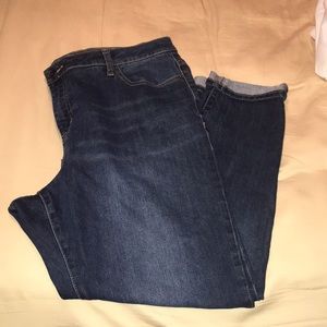 Cropped skinny jeans